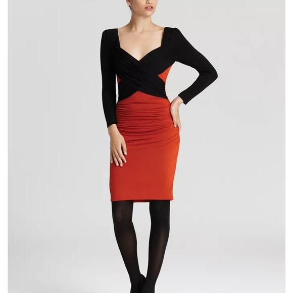 Plenty by Tracy Reese Criss Cross Ruched Dress in Port Size 4 - Picture 10 of 10